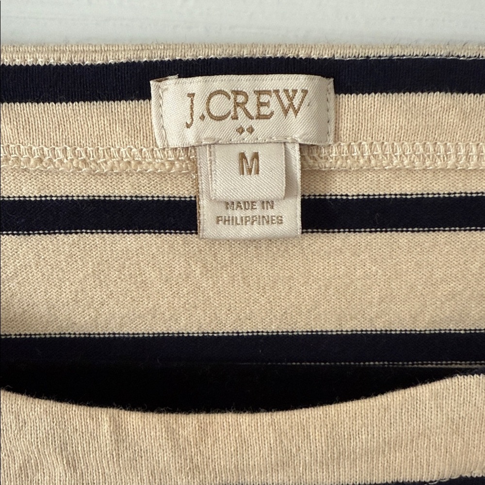 J.Crew Striped Short Sleeve Dress - Picture 2 of 8